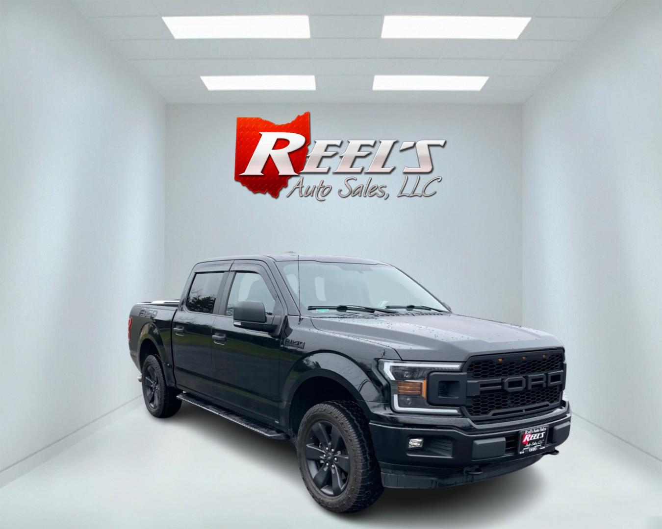 2018 Black /Black Ford F-150 STX SuperCrew 5.5-ft. Bed 4WD (1FTEW1EP7JF) with an 2.7L V6 DOHC 24V TWIN TURBO engine, 10 Speed Auto transmission, located at 11115 Chardon Rd. , Chardon, OH, 44024, (440) 214-9705, 41.580246, -81.241943 - Photo#2